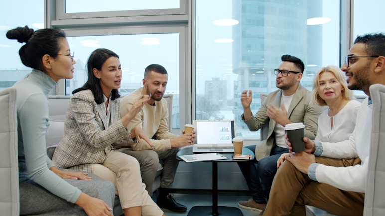 Team coffee break